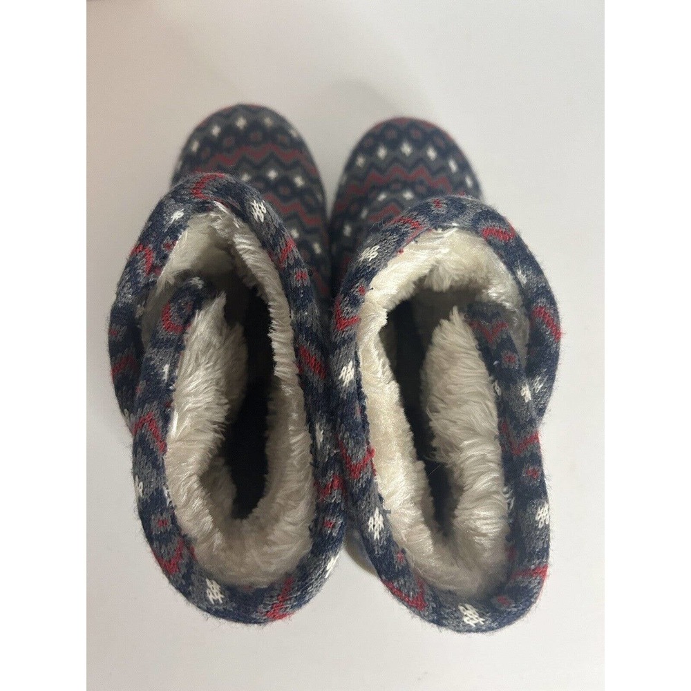 Indigo Rd. Womens Ashley Fabric Closed Toe Knit Faux Fur Boots SZ 11 - Picture 6 of 9